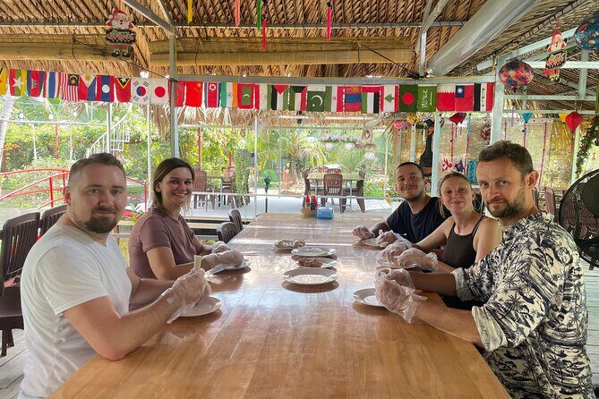 3D2N Mekong Delta Tour: Cycling – Kayaking – Floating Market - Long An on Day 3: sunrise cycling and kayaking on Mekong waterways