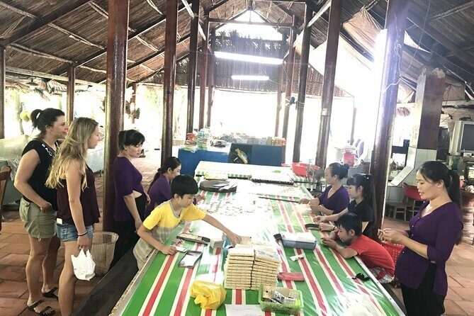 Bassac Mekong Delta Cruise 2Days - 1Night - The land excursions: biking or walking, village views, basket making