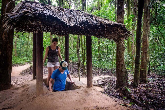 Cu Chi Tunnels and Mekong Delta 1 Day Tour With Small Group - Cu Chi Tunnels: Video Intro, Hidden-Use Spaces, and Cassava