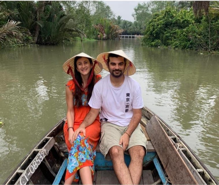 floating market boat trip everyday - Through small canals: water-coconut, ducks, and a village walk that teaches by senses