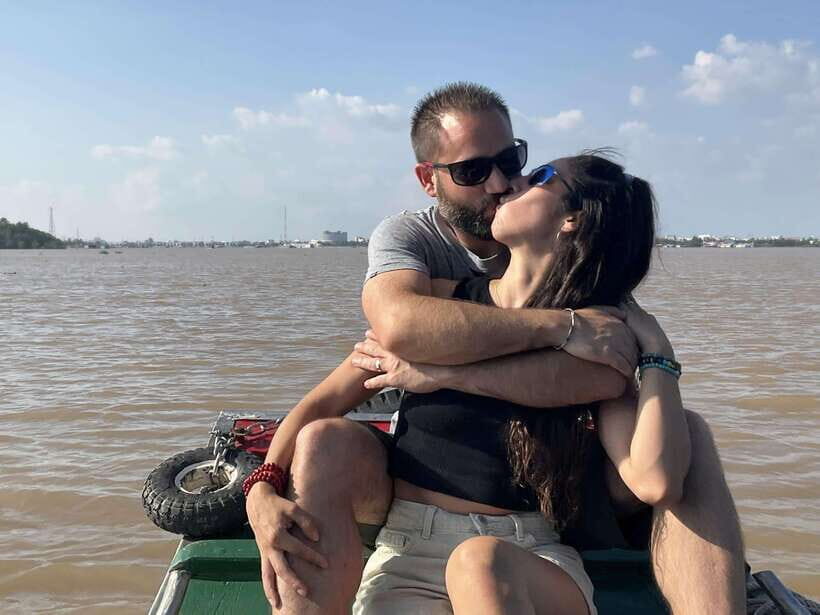 From HCM city 3-Day Mekong Delta Tour - Chau Doc - Day 1 to Chau Doc: Vinh Trang Pagoda, Unicorn Island, and Ben Tre coconut canals