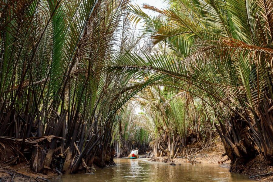 From Ho Chi Minh: Classic Mekong - My Tho, Ben Tre Full Trip - Rowing sampan canals in the smaller channels