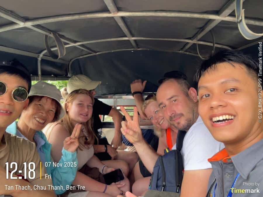 HCM: Authentic Mekong Delta - Boat, TukTuk, Khot Cake Making - Lunch and tastings: how the day feeds you