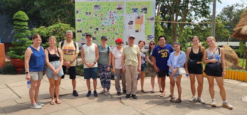HCM City: Ben Tre Mekong Delta & My Tho Day Trip with Lunch - From District 1 pickup to Vinh Trang pagoda in My Tho