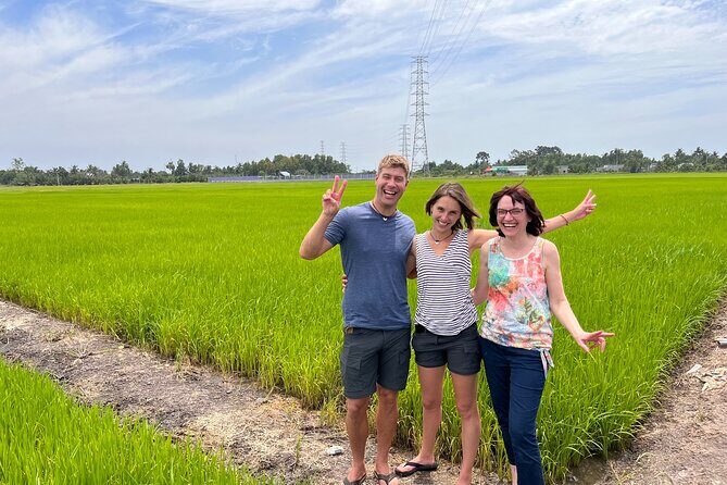 Mekong Day Trip Explore Village Bicycle CookingClass Group 12 Pax - Vinh Trang Pagoda: a big temple stop without the crowd stress