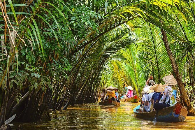 My Tho Ben Tre Mekong River full day trip - Into My Tho by Canal Boat: Watching the River Life Take Over