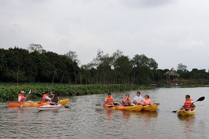 Off The Beaten Track The Mekong By Bike,boat & Kayak Day Trip - Cai Be Floating Market by boat, with fruit tasting instead of shopping