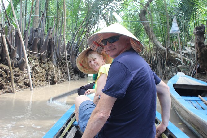 Private Mekong Delta 1 day - Transportation in the Mekong: boats, rowing, and a horse riding moment